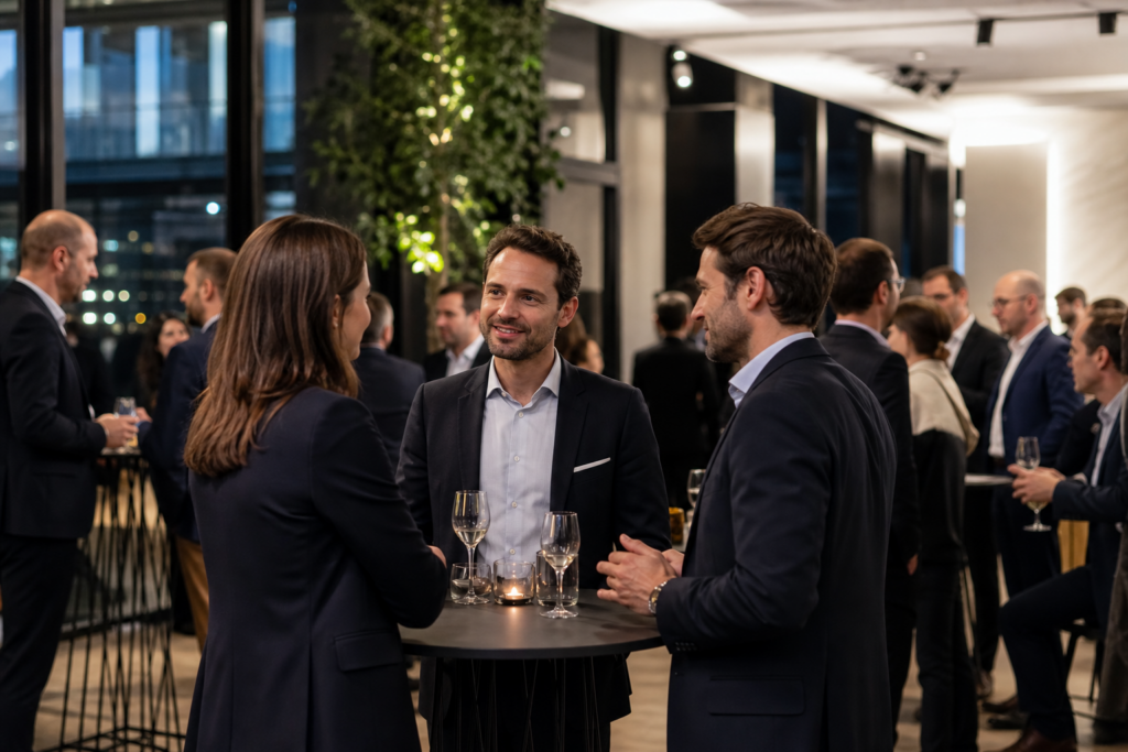 Événement B2B professionnel dans un lieu événementiel à Paris